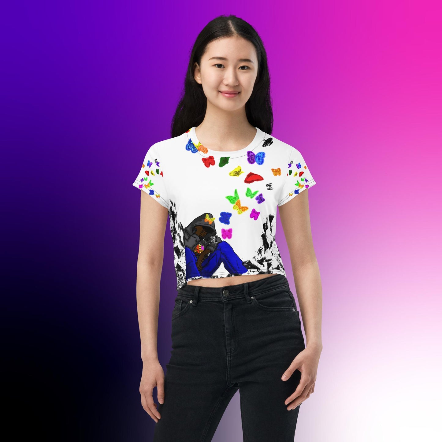Women's Chaos Crop Tee