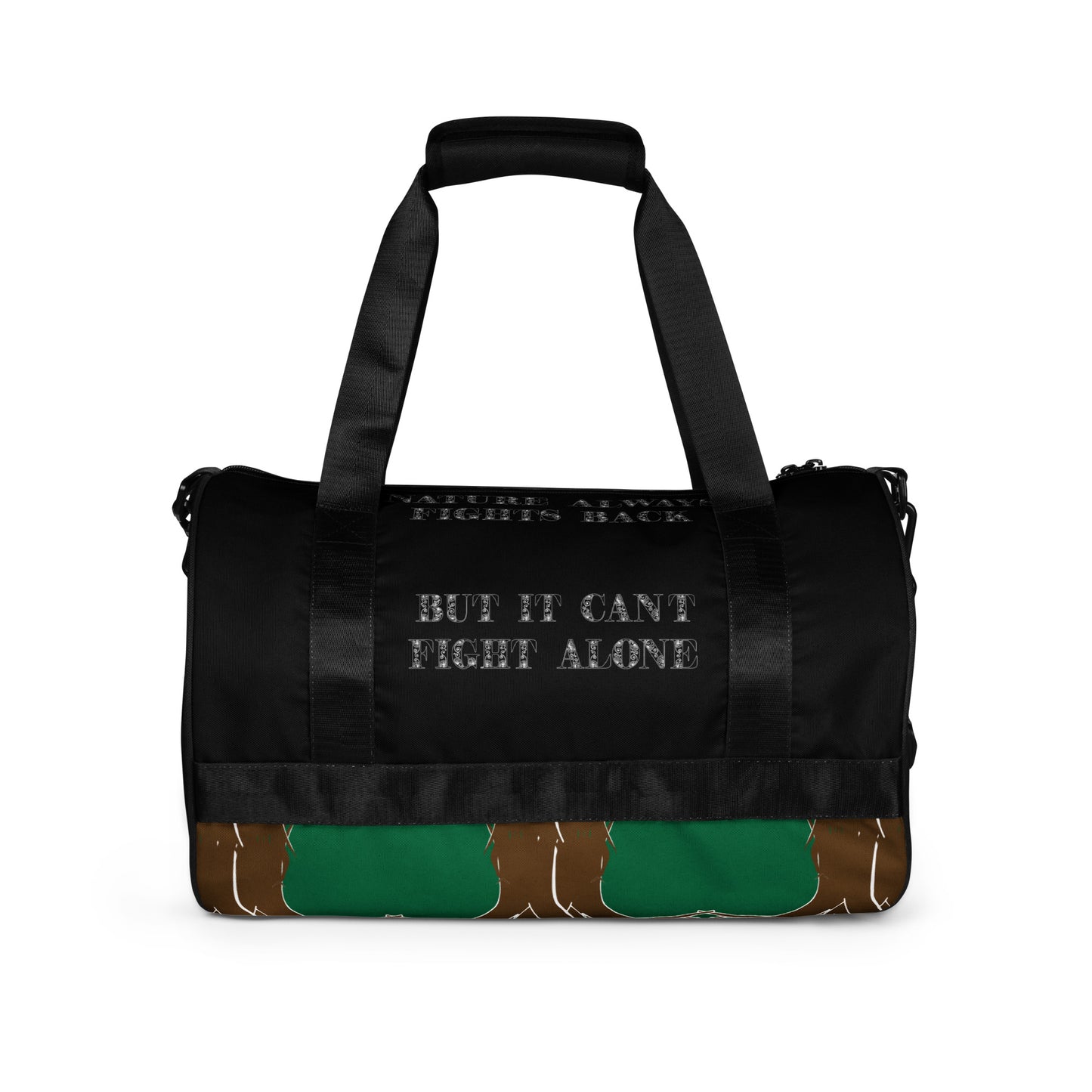 Power Of Nature Print Gym Bag