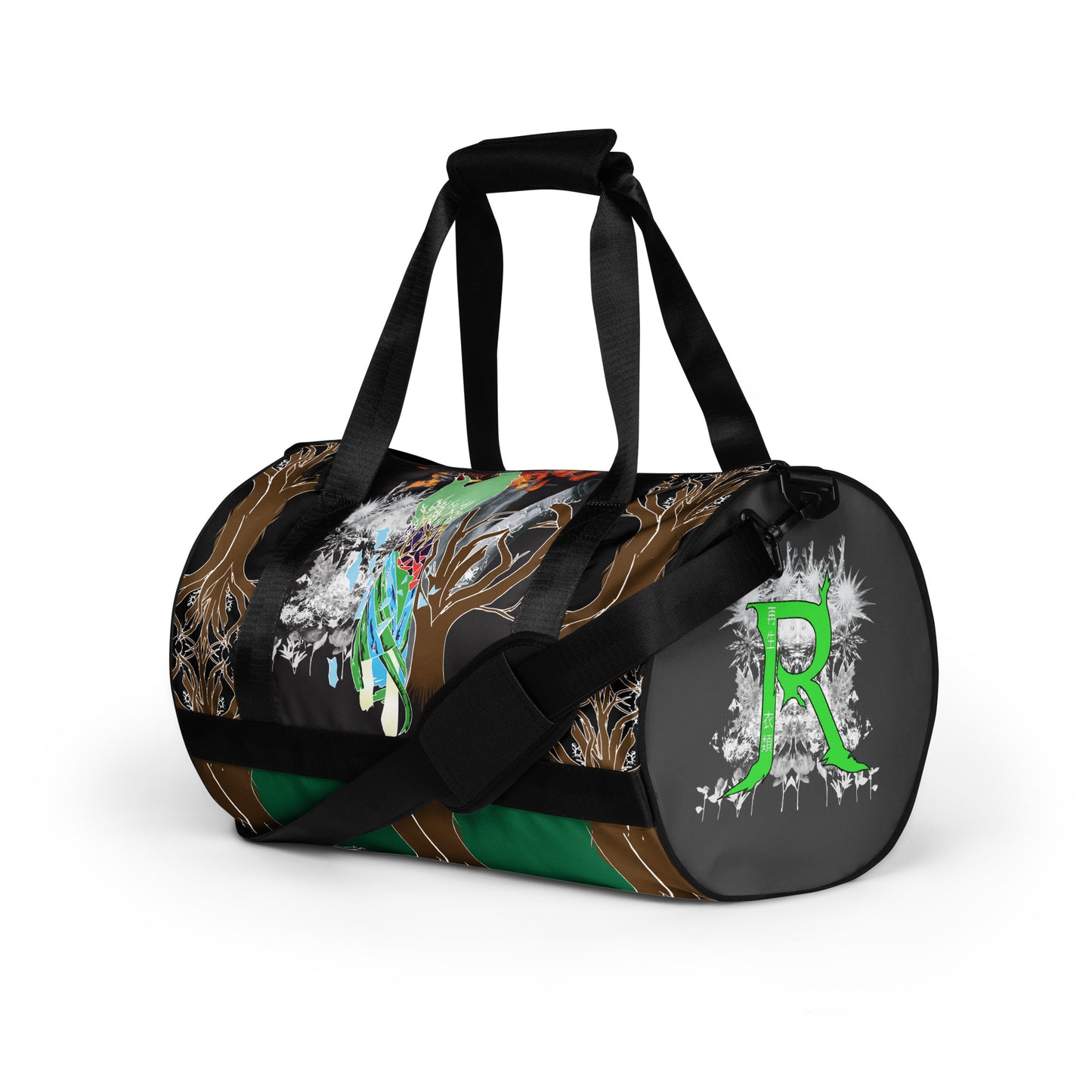 Power Of Nature Print Gym Bag