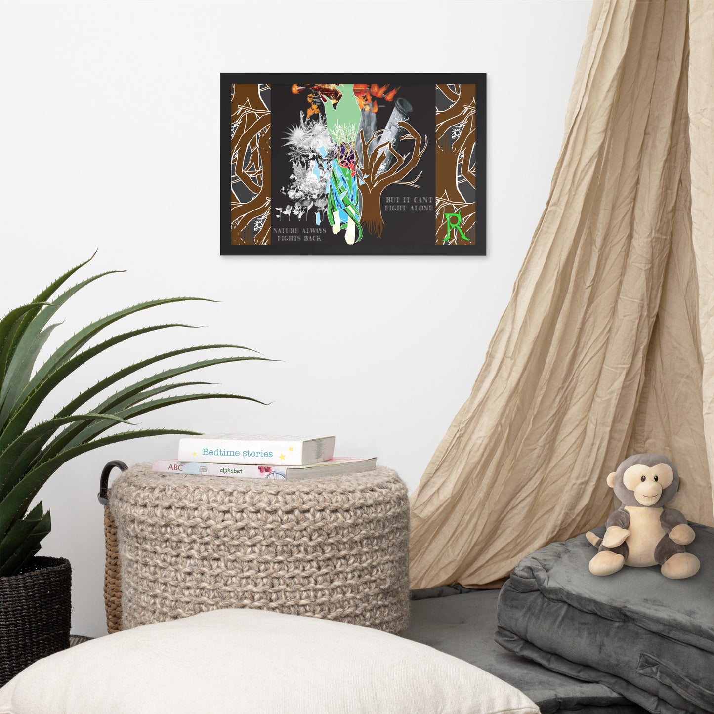 Power Of Nature Framed Poster