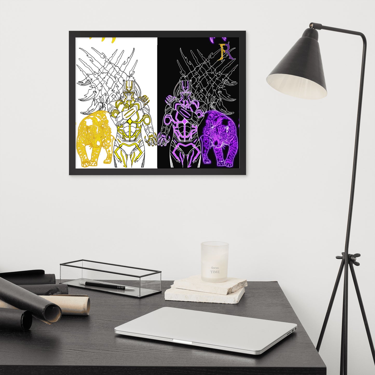 Black Panther Framed Poster
