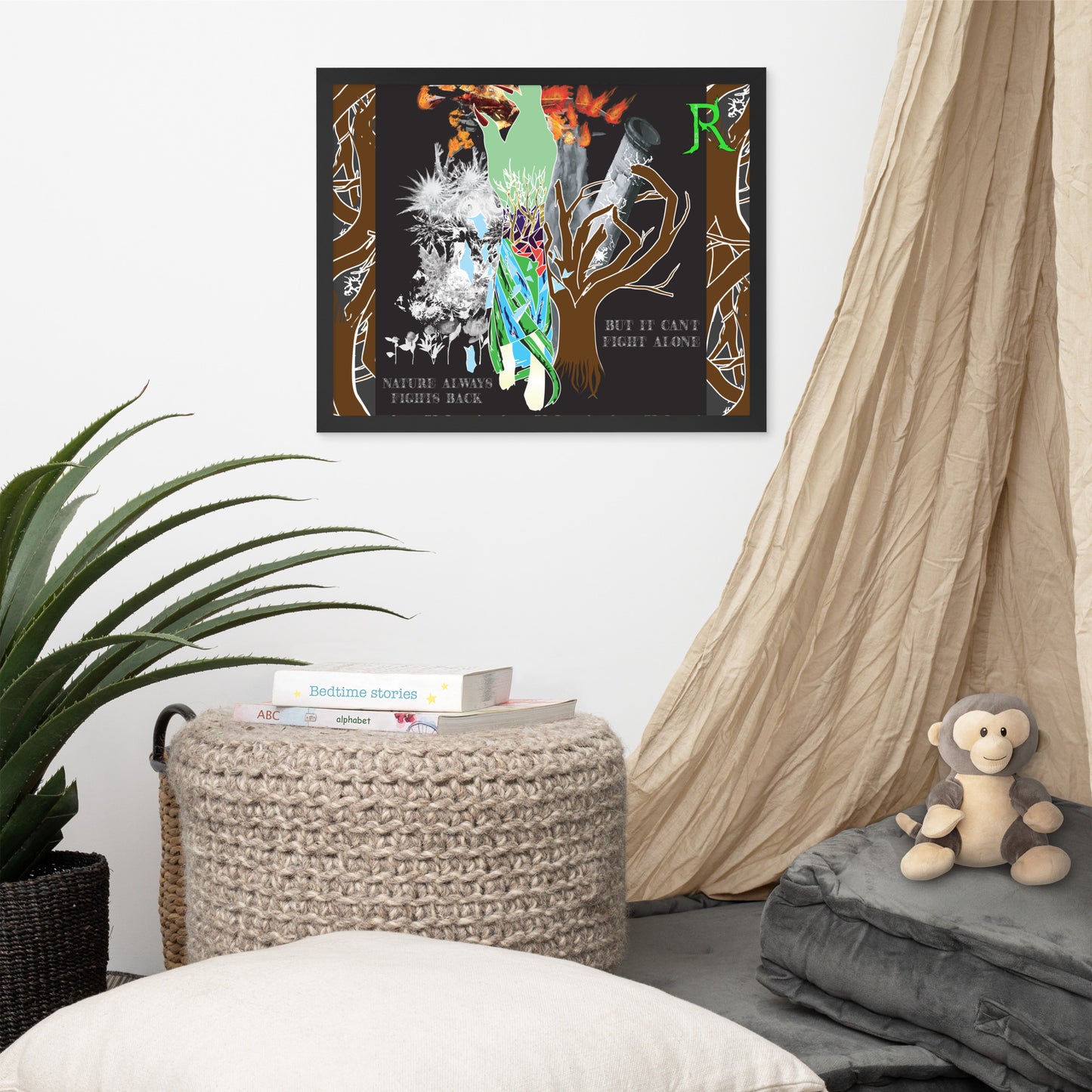 Power Of Nature Framed Poster