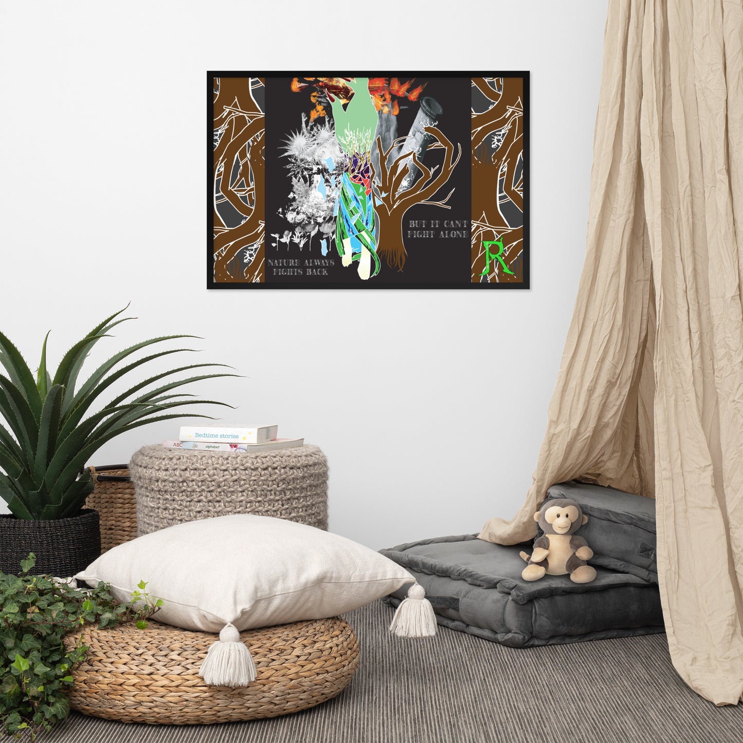 Power Of Nature Framed Poster