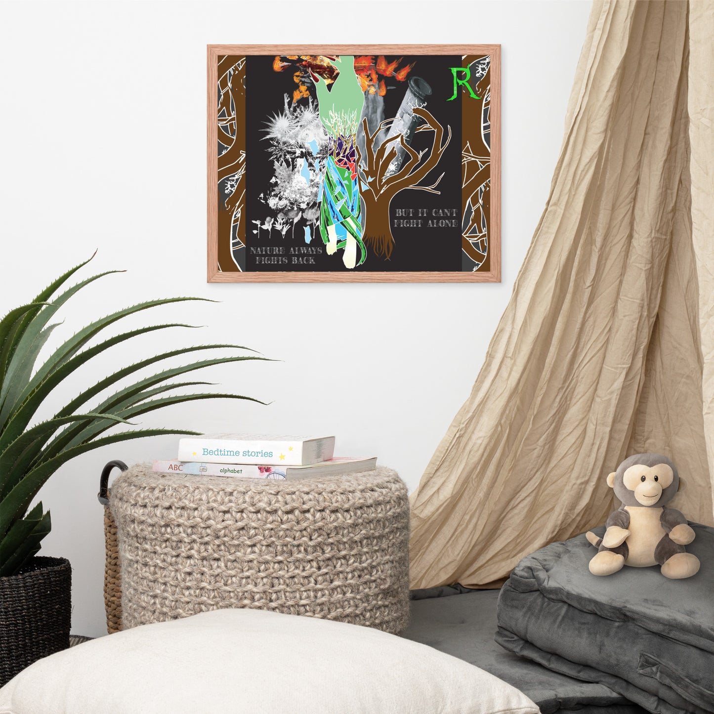 Power Of Nature Framed Poster