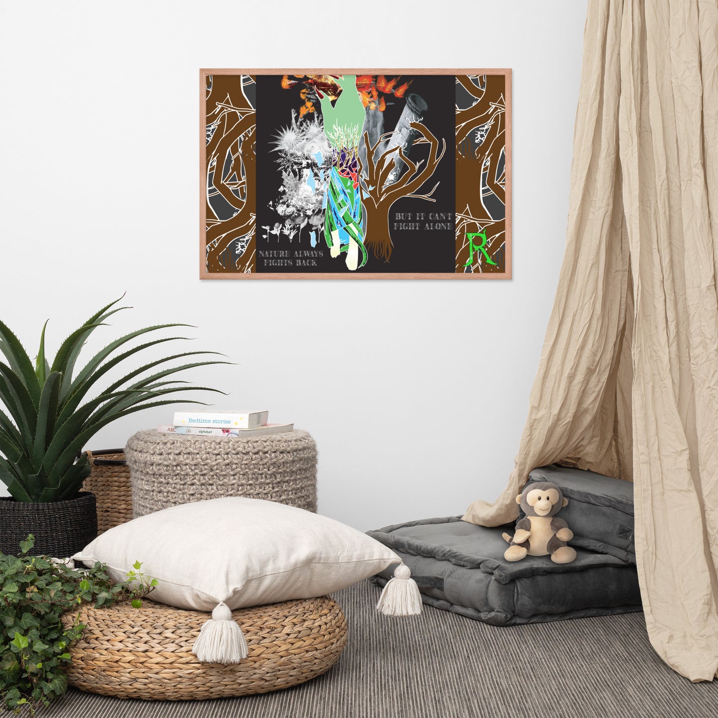 Power Of Nature Framed Poster