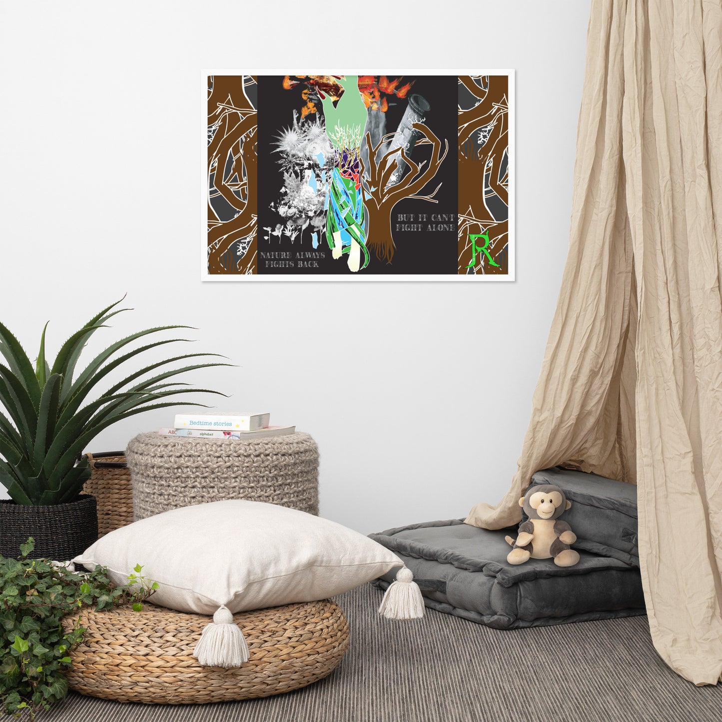 Power Of Nature Framed Poster