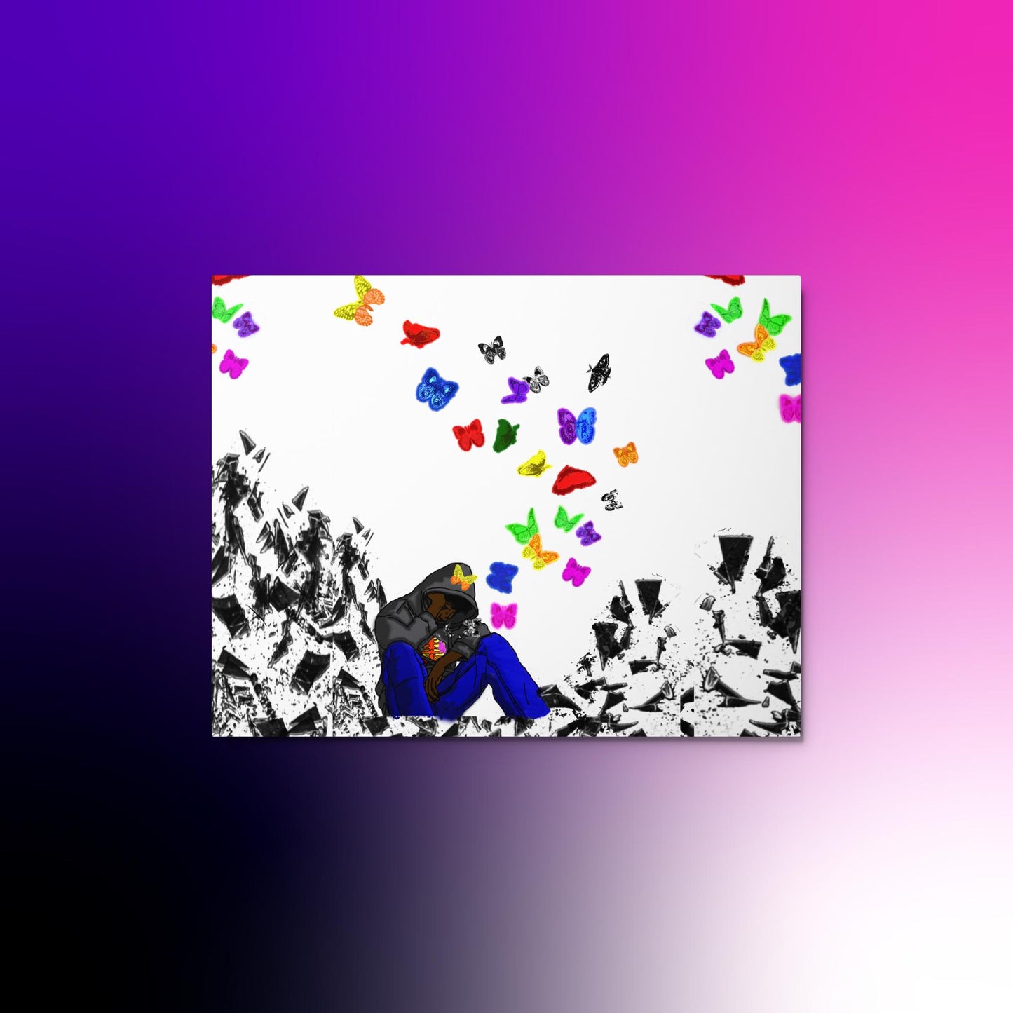 Chaos Metal Print