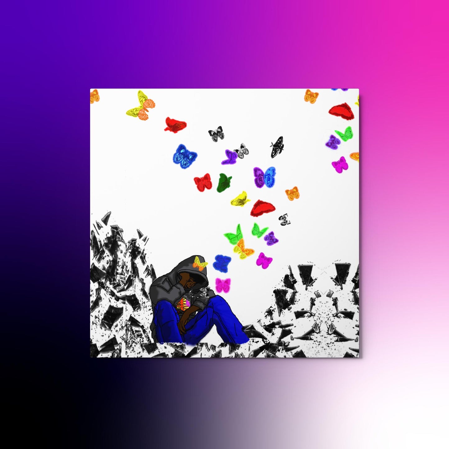 Chaos Metal Print