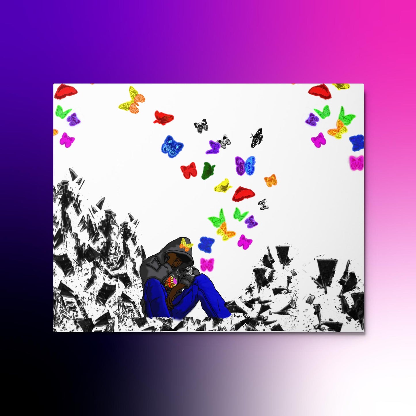 Chaos Metal Print