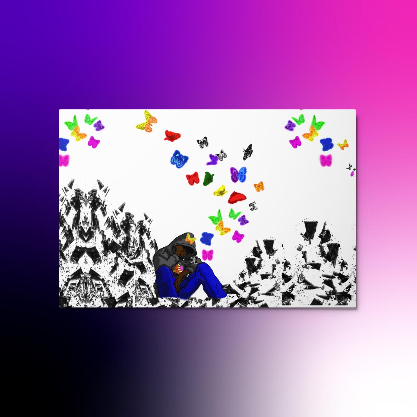 Chaos Metal Print
