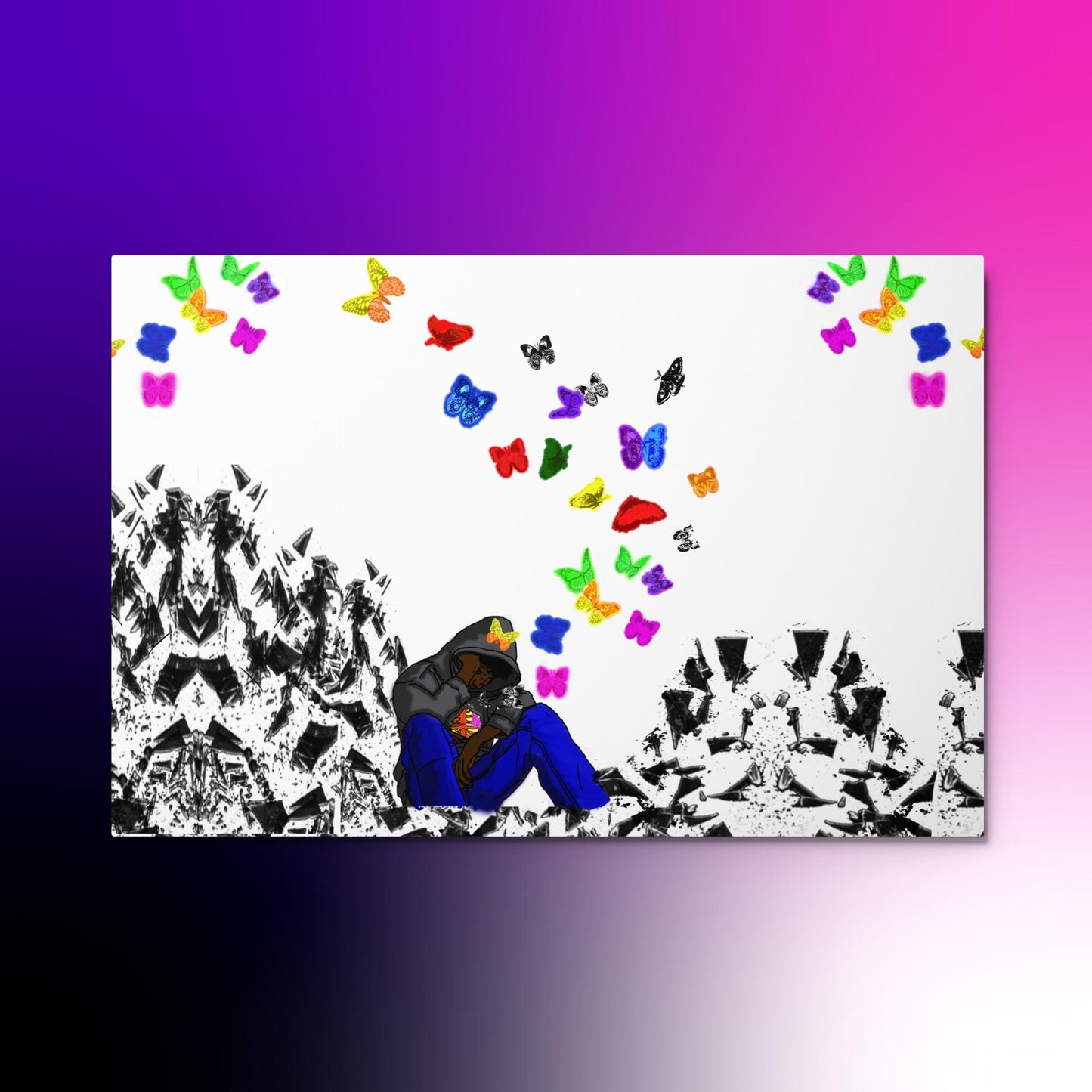 Chaos Metal Print